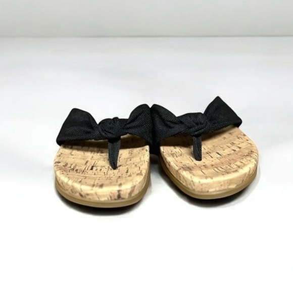 🌻NEW w/box Life Stride Velocity 2.0 Women's Happy Black Thong Sandals Size 10 - Picture 6 of 10
